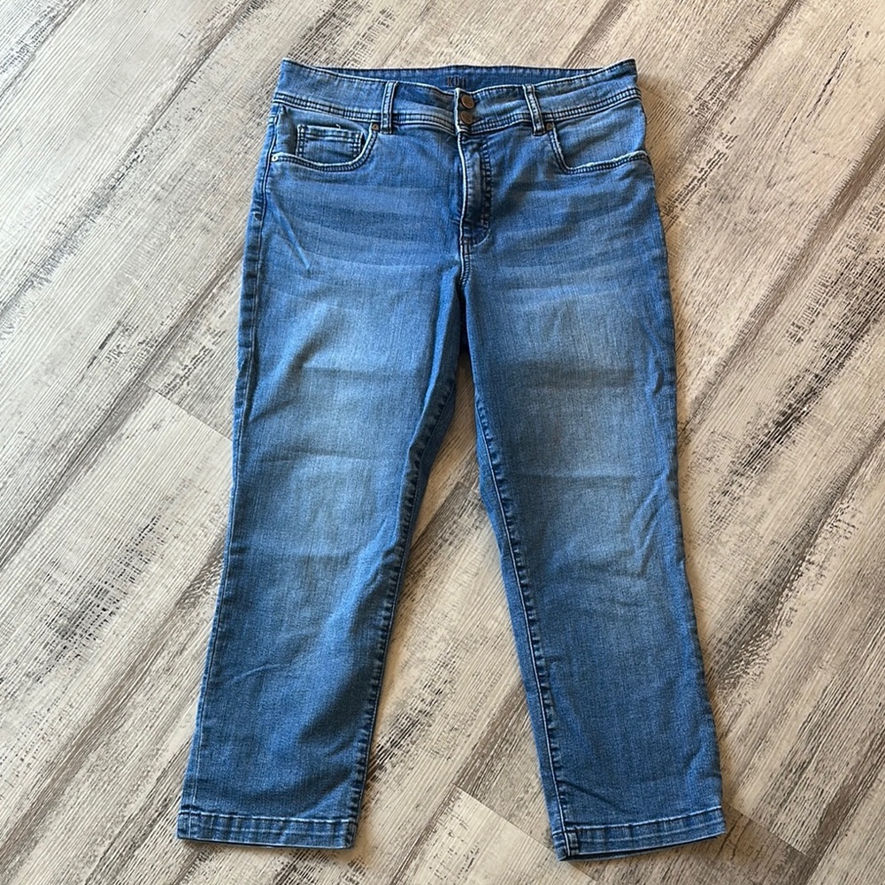 Kut From The Cloth High Fab Ab Crop Straight Leg Women’s Jeans size 12
